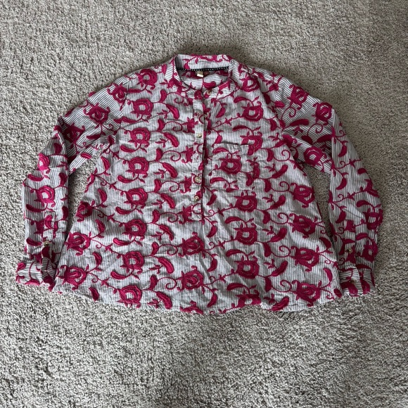 Pilcro Antrophologie Whitney Trapeze Blouse SZ XXS - Picture 2 of 5